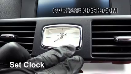 2011 Infiniti M37 X 3.7L V6 Clock Set Clock